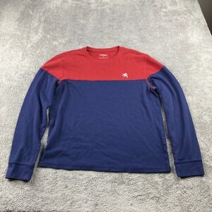Express Sweater‎ Mens Large Red Blue Long Sleeve